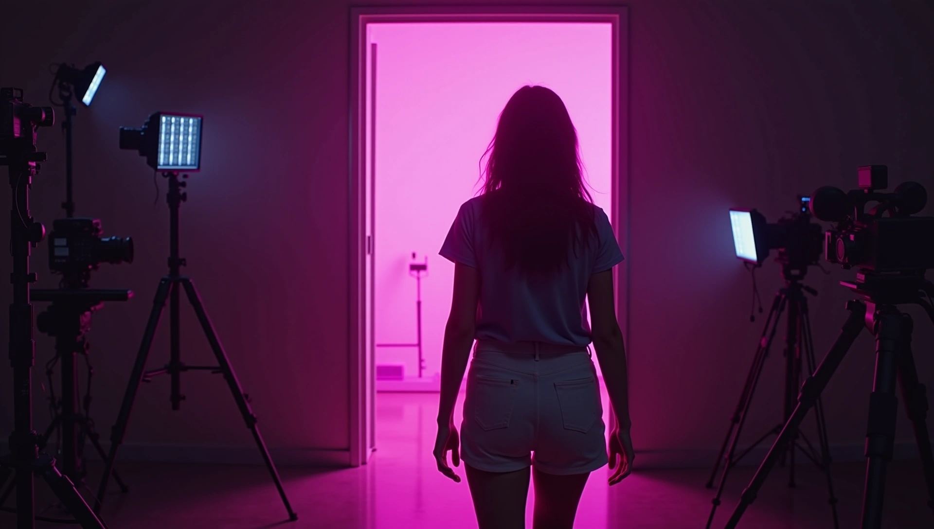 Creator GirlsHub House intrând în studio